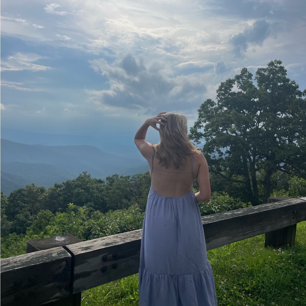 Mable Long Blue Dress